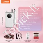 Elektrinė nagų freza su LCD ekranu (40 000 aps./min.) - Image 6