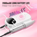 Profesionalus manikiūro ir pedikiūro nagų šlifuoklis - Image 2