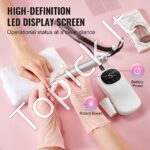 Profesionalus manikiūro ir pedikiūro nagų šlifuoklis - Image 4