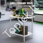 Nerūdijančio plieno darbo stalas, 610 x 914 x 914 mm. - Image 6