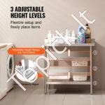 Nerūdijančio plieno darbo stalas, 610 x 914 x 914 mm. - Image 5