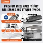 Komercinis darbo stalas, 610 x 914 x 864 mm. - Image 8