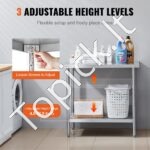 Komercinis darbo stalas, 610 x 914 x 864 mm. - Image 5