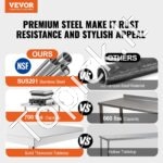 Nerūdijančio plieno darbo stalas, 610x610x914 mm. - Image 8