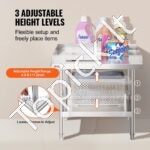 Nerūdijančio plieno darbo stalas, 610x711x660mm - Image 5