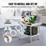 Nerūdijančio plieno darbo stalas, 610x711x660mm - Image 4