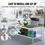 Nerūdijančio plieno darbo stalas, 762x1524x660 mm - Image 4