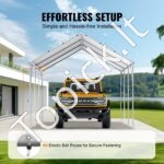 Lauko palapinė automobiliui 3 x 6 m balta - Image 4