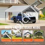 Lauko palapinės automobiliui 3 x 6 m pilka - Image 6