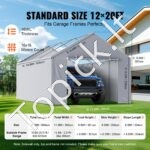 Šoninė siena/tentas automobiliui be stogo 3,7 x 6 m - Image 3