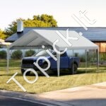 Garažo stogo palapinės pastogė automobiliui 3,9 x 6 m - Image 7