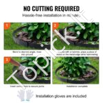 Plieniniai kraštovaizdžio apvadai sodui/gėlynui 101,6 x 20,3 cm 4 vnt - Image 4