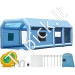 Mobili pripučiama automobilių garažo palapinė/kamera  8 x 4,5 x 3 m 950 W + 750 W galingais pūtikliais - Image 8