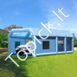 Mobili pripučiama automobilių garažo palapinė/kamera 7x4x2,75m su 750 W + 480 W galingais pūtikliais - Image 7