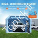 Mobili pripučiama automobilių garažo palapinė/kamera 8,5 x 4,8 x 3,3 m su 950+ 750 W galingais pūtikliais - Image 3