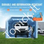 Mobili pripučiama automobilių garažo palapinė/kamera  9 x 4,8 x 3,6 m u 950 W + 750 W galingais pūtikliais - Image 3