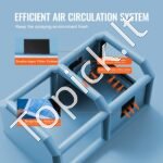 Mobili pripučiama automobilių garažo palapinė/kamera 6,4 x 4,1 x 3 m su 1100 W galinga pūtimo ir oro filtrų sistema - Image 4