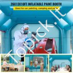 Mobili pripučiama automobilių garažo palapinė/kamera 8 x 4 x 3 m - Image 2