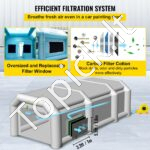 Mobili pripučiama automobilių garažo palapinė/kamera 8 x 4 x 3 m - Image 5