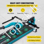 Profesionalios 1200 mm plytelių pjovimo staklės keramikai, vieno bėgio - Image 5