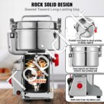 2000 g prieskonių malūnėlis, grūdų malūnas, greitaeigis. - Image 7