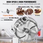 3400W, 2500 g greitaeigis prieskonių malūnėlis, grūdų malūnas. - Image 6