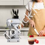 Elektrinis 1100 W virtuvinis kombainas, 30 l, universalus tešlos aparatas. - Image 2