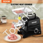 Mėsmalė, 419 Lb/H, 575W (1100W MAX), su 2 ašmenimis, 3 malimo plokštėmis ir dešrainių gaminimo įrenginiu, liejamo aliuminio, ETL sertifikuota. - Image 8