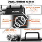 Mėsmalė, 419 Lb/H, 575W (1100W MAX), su 2 ašmenimis, 3 malimo plokštėmis ir dešrainių gaminimo įrenginiu, liejamo aliuminio, ETL sertifikuota. - Image 5