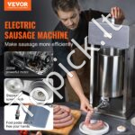 Nerūdijančio plieno elektrinis dešrų užpildas 12L, vertikalus. - Image 8