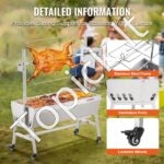 Elektrinė ėrienos ir kiaulienos kepsninė, 42 W, 61 kg, 889 mm, standartinis tipas (su izoliacine plokšte). - Image 4