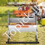 Elektrinė ėrienos ir žindomų kiaulių kepsninė, 52 W, 90 kg, su priekiniu stiklu, 117 cm, reflektorinio tipo (su izoliacine plokšte). - Image 7