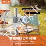 Elektrinė ėrienos ir kiaulienos kepsninė, 52 W, 90 kg, 1185 mm, standartinis tipas (su izoliacine plokšte). - Image 8