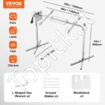 Elektrinė ėrienos ir kiaulienos kepsninė, 52 W, 60 kg, 116 cm, N tipo (su izoliacine plokšte). - Image 3