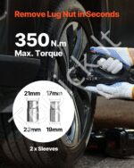 Automobilinis domkrato rinkinys su smūginiu veržliarakčiu 5T - Image 5