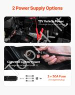 Automobilinis domkrato rinkinys su smūginiu veržliarakčiu 5T - Image 6