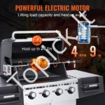 Elektrinis universalus griliaus iešmas su varikliu 100,6 cm, 12 kg 9 W - Image 2