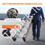 Teleskopinės kopėčios A formos 5.8m 150 kg - Image 2