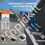 Teleskopinės kopėčios A formos 6.2m 150 kg - Image 5