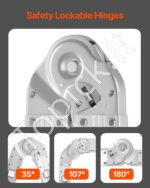 Daugiafunkcinės sulankstomos kopėčios "7-in-1", 3 žingsniai, 3,6 m. - Image 6