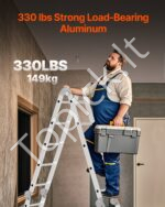 Daugiafunkcinės sulankstomos kopėčios 7-in-1, 5 žingsniai, 5,8 m. - Image 7