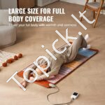 Terapinis šildantis kilimėlis su neigiamų jonų technologija 170x69cm - Image 5