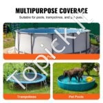 5.5m apvali baseino uždanga su užveržimo virvute | Paviršinio baseino apsauga - Image 5