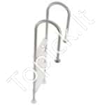 Baseino kopėtėlės – 4 pakopos, 137 cm aukščio baseinui su terasa, su porankiais | 120 kg apkrova - Image 10