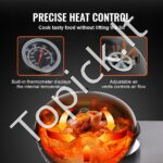 Lauko anglies/medžio kepsninė su ratukais - Image 3