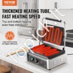 Grilis, sumuštinių kepimo įrenginys, 35 x 23 cm plokštė - Image 8