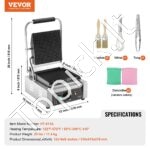 Grilis, sumuštinių kepimo įrenginys, 23 x 23 cm. - Image 3