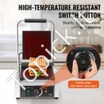 Grilis, sumuštinių kepimo plokštė, 23 x 23 cm. - Image 5