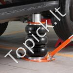 Pneumatinis oro domkratas 3T su rankena, oranžinis - Image 7