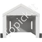 Automobilių stoginė/garažas 180 g/m²  3 x 6 x 2,8 m baltas - Image 8